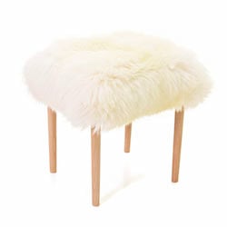 Seren Baa Beauty Stool - Ivory