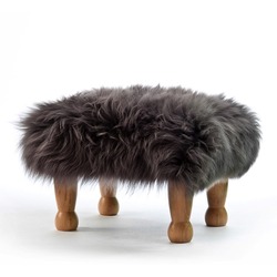 Angharad Baa Stool - Slate Grey