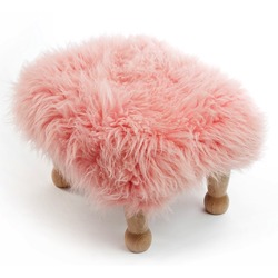 Angharad Baa Stool - Baby Pink