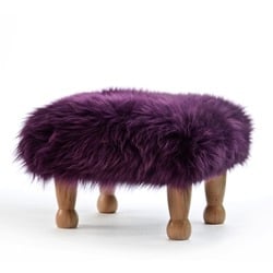 Angharad Baa Stool - Purple