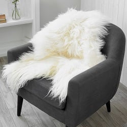 Icelandic Sheepskin Longwool White