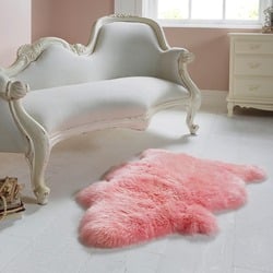 Single Sheepskin Candy Floss Rug