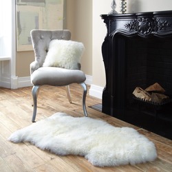 Single Sheepskin cream Rug