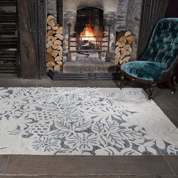 Textures Gold Wool Rug - Loxley Grey