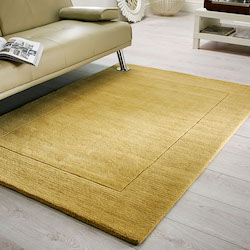Tuscany Plains Wool Rug - Sienna Ochre