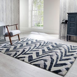V and A Inspired Wool Rug - Jazz