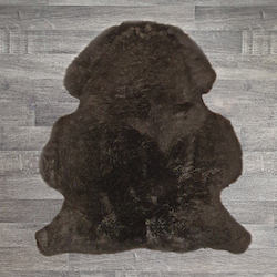 Single British Sheepskin - Chocolate - Large