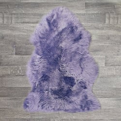 Single British Sheepskin - Lilac - Large