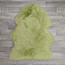 Single British Sheepskin - Tarragon - Large