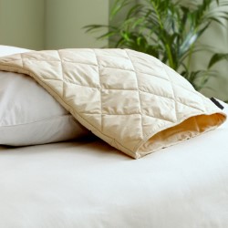 V shaped quilted pillow protector hotsell
