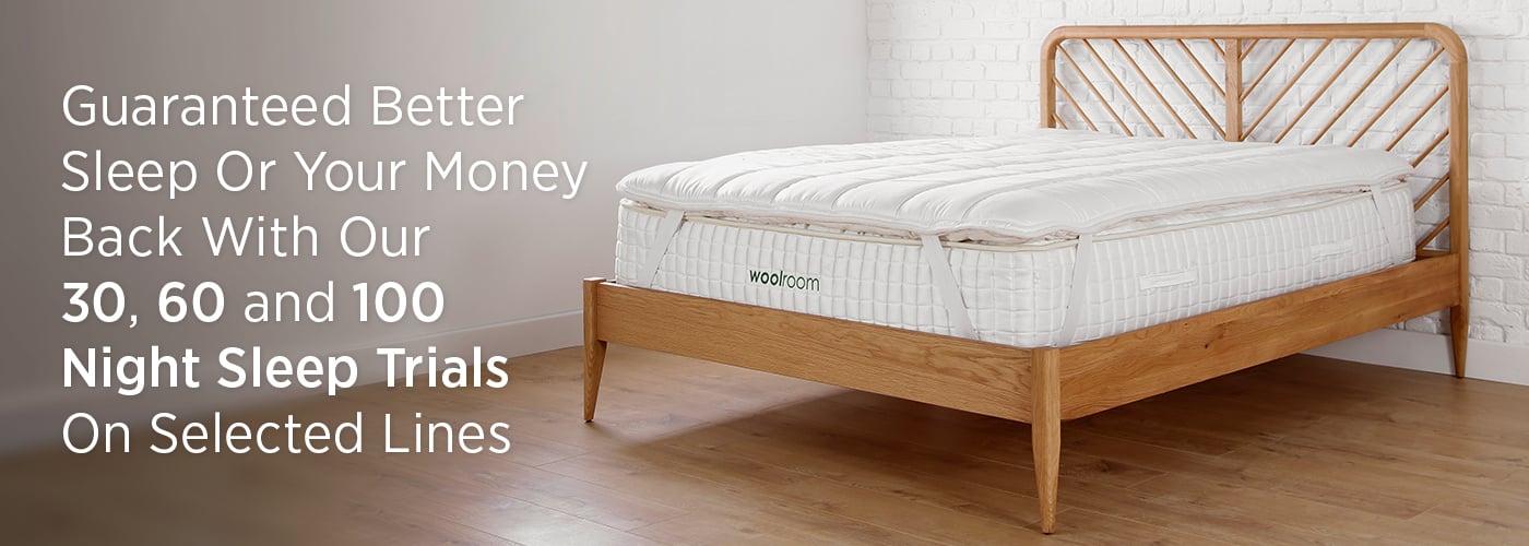 wooly mattress with wooly sprung topper on it